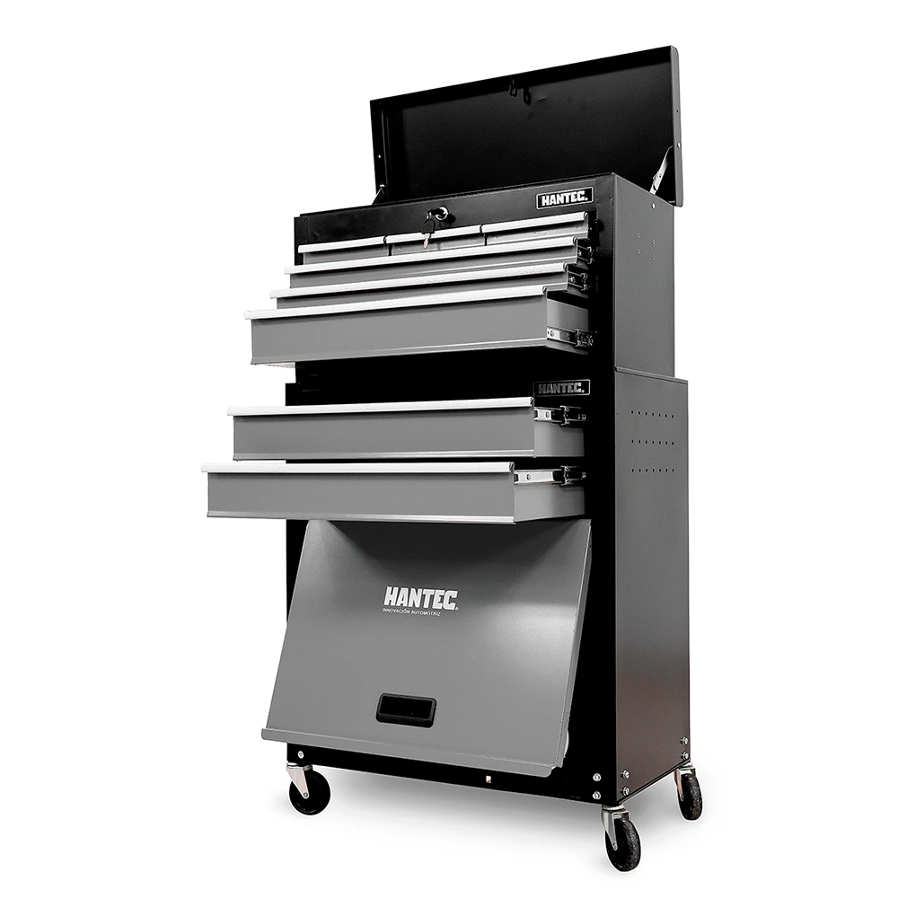 Gabinete con Caja para Herramientas 9 Cajones Gris HANTEC - Imagen 2