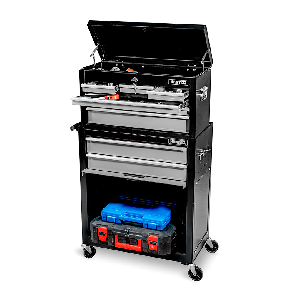 Gabinete con Caja para Herramientas 9 Cajones Gris HANTEC - Imagen 1
