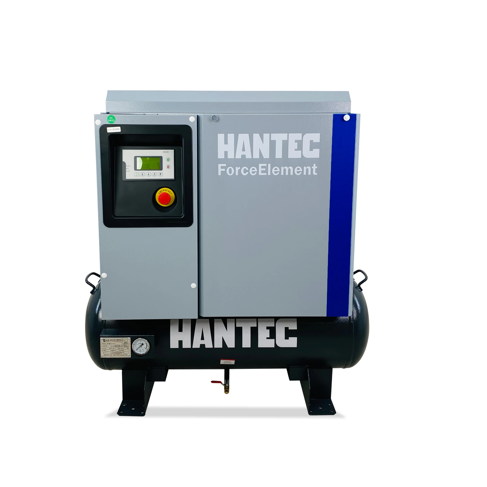 Compresor Tornillo ForceElement 5HP con Tanque HANTEC
