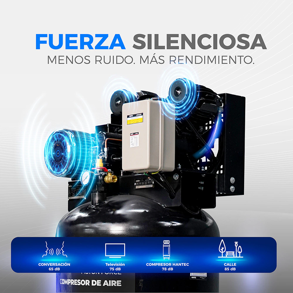 Compresor de Aire PistonForce 6HP 110V HANTEC - Imagen 5