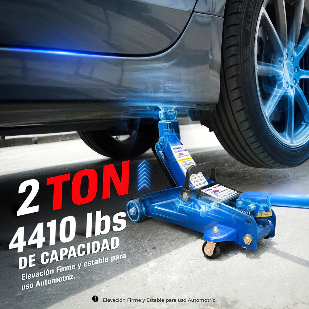 Gato Hidráulico de Patín 2 Ton HANTEC - Imagen 9