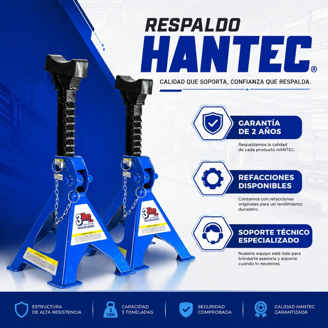 Torre de Levante 3 Ton PRO con Antiderrapante HANTEC - Imagen 10