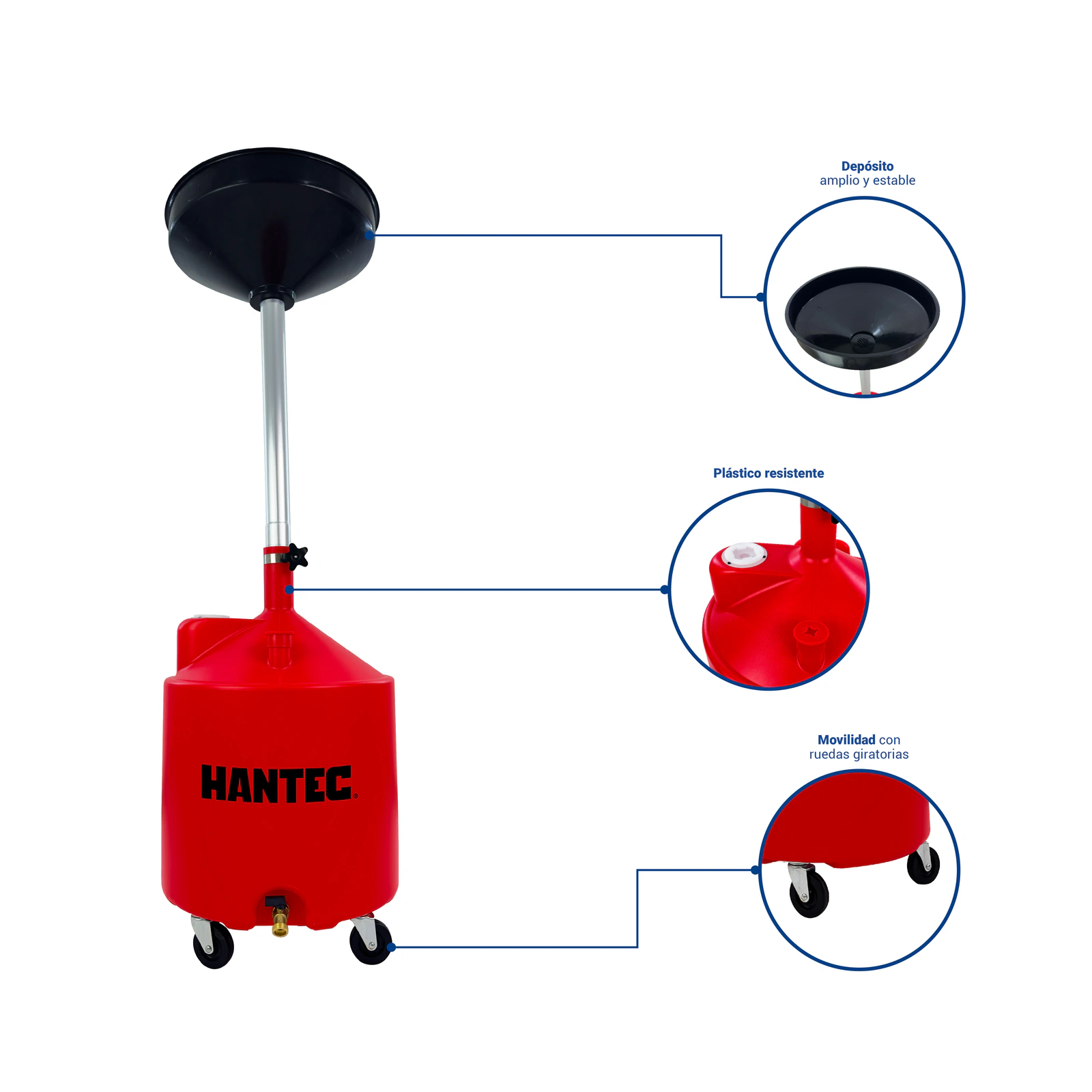 Colector de Aceite Plástico HANTEC - Imagen 5