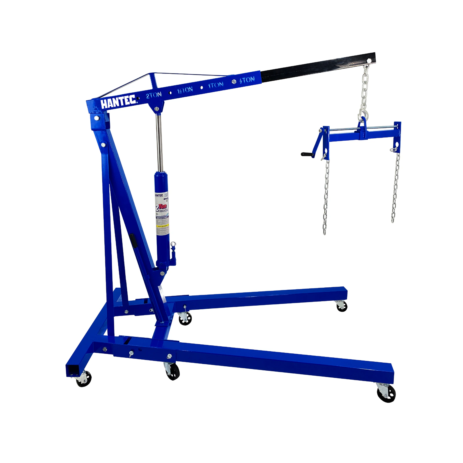 Pluma Hidráulica Plegable 2 Ton con Nivelador HANTEC - Imagen 2
