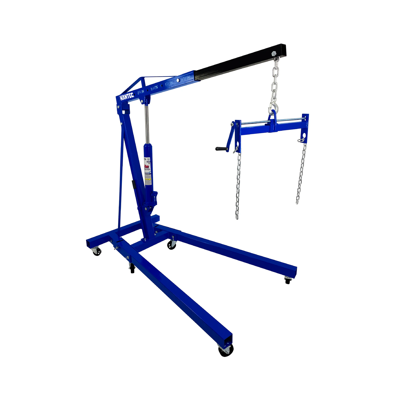 Pluma Hidráulica Plegable 2 Ton con Nivelador HANTEC - Imagen 3