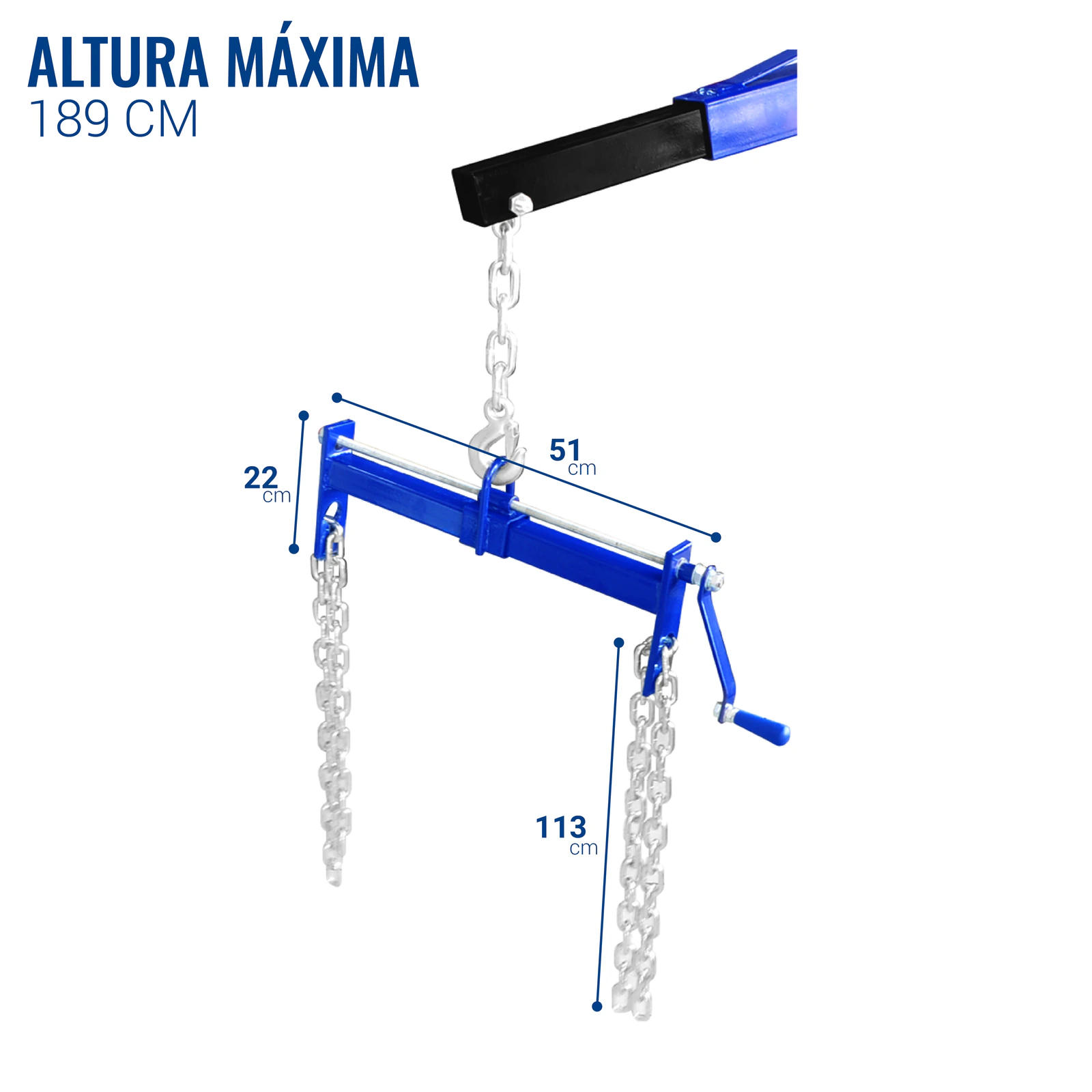 Soporte Nivelador para Pluma Hidráulica 500 kg HANTEC - Imagen 5
