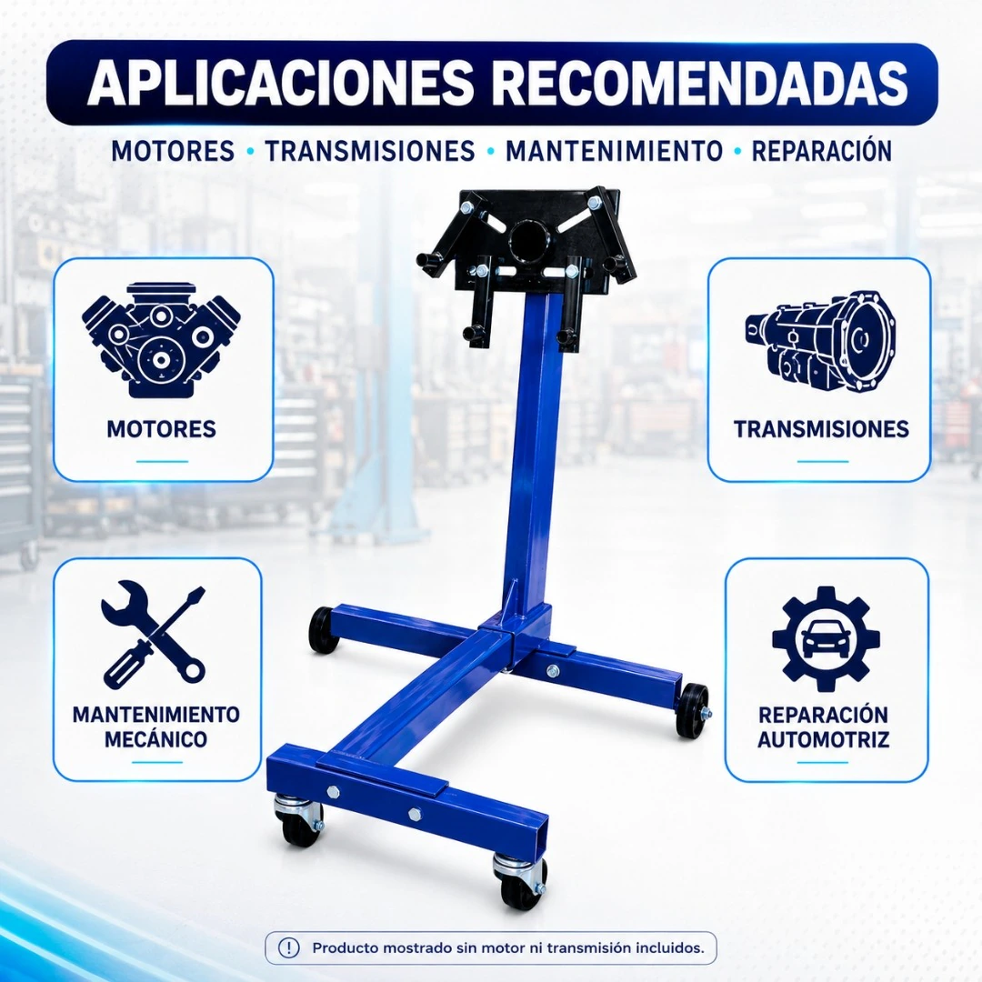 Soporte para Motores 1,200 lbs HANTEC - Imagen 11