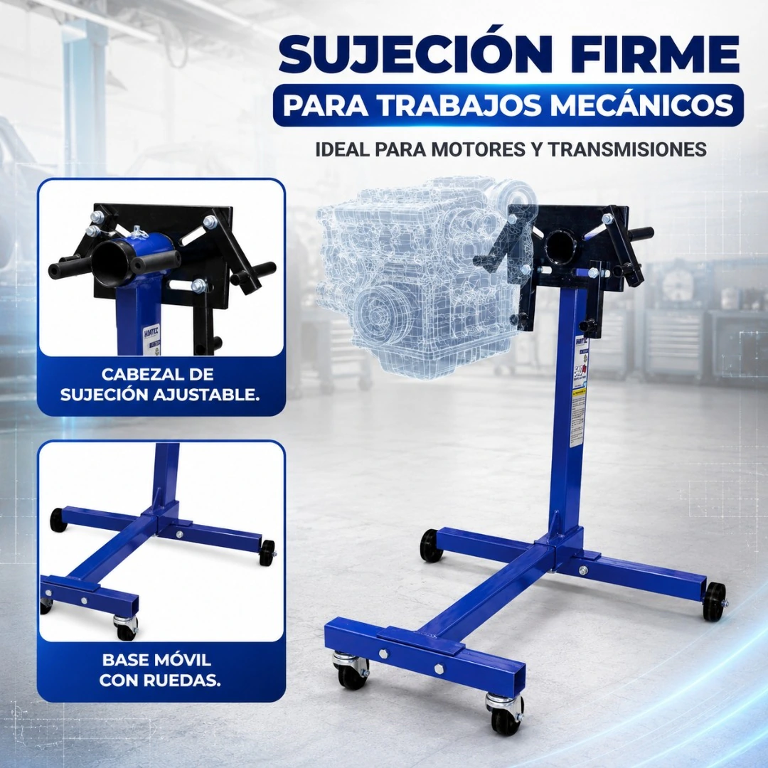 Soporte para Motores 1,200 lbs HANTEC - Imagen 3