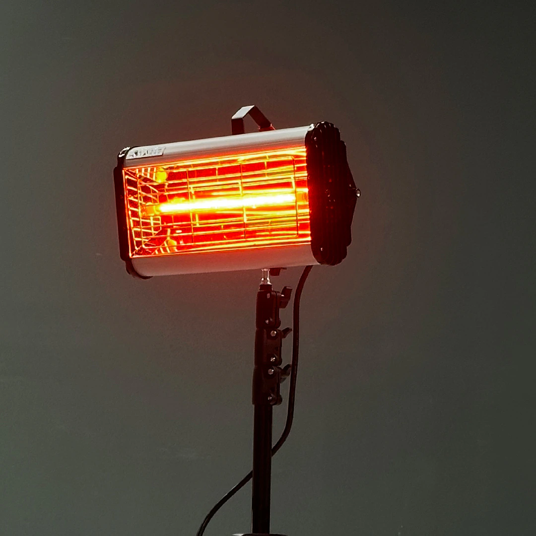 Lámpara Infrarroja Curado Pintura InfraLux Basic 1 Elemento con Trípode 220V HANTEC - Imagen 6
