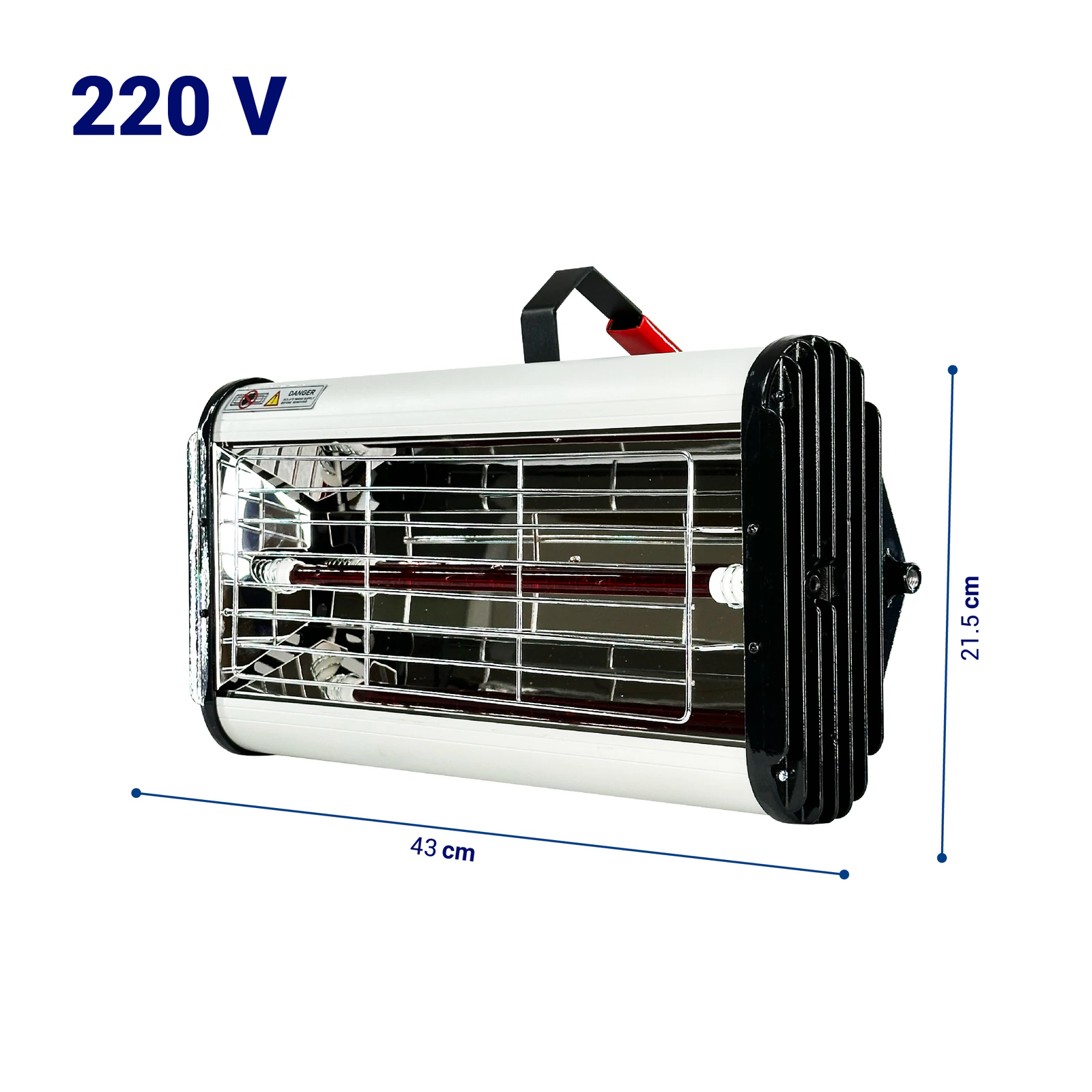 Lámpara Infrarroja Curado Pintura InfraLux Basic 1 Elemento 220V HANTEC - Imagen 3