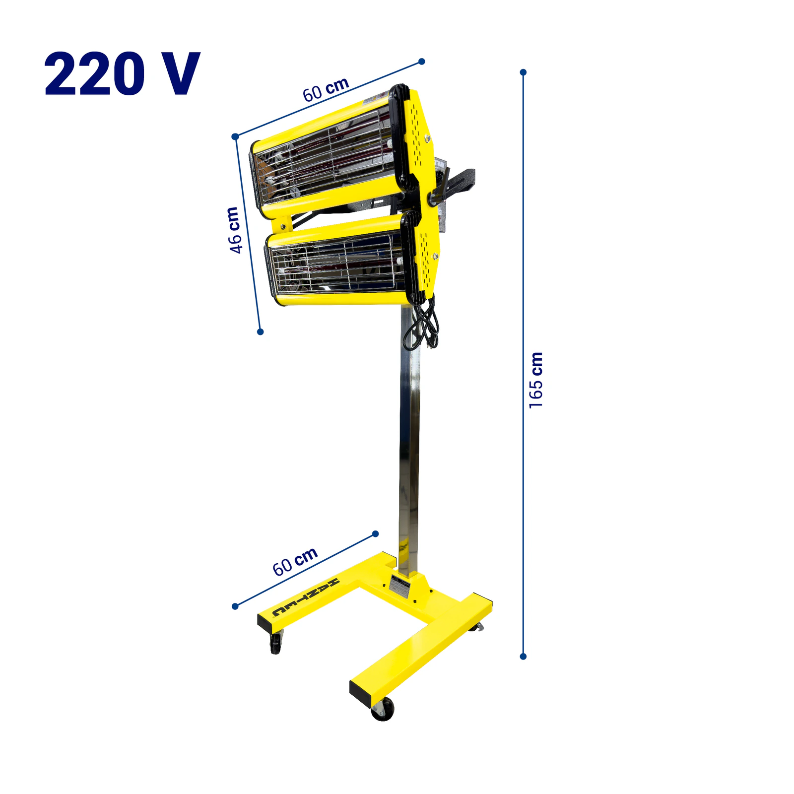 Lámpara Infrarroja Curado Pintura InfraLux MaximumControl 220V HANTEC - Imagen 4