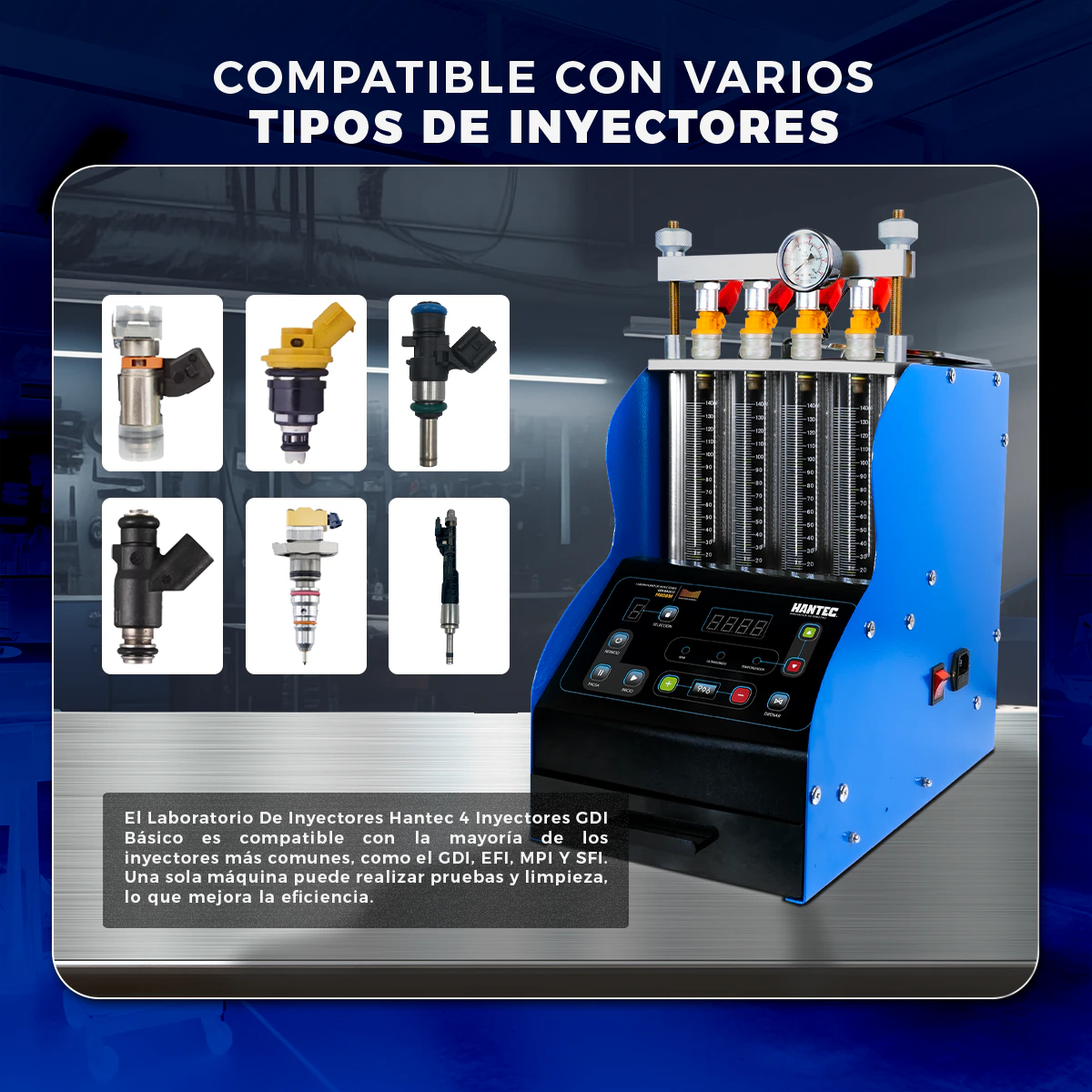 Laboratorio de Inyectores GDI y Piezoeléctrico Básico sin Mesa HANTEC - Imagen 7