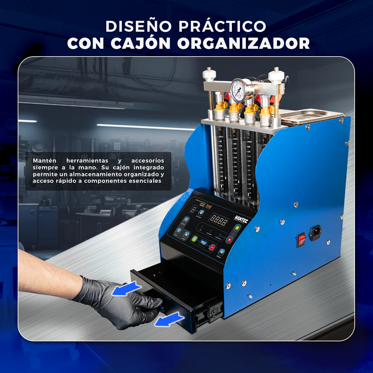 Laboratorio de Inyectores GDI y Piezoeléctrico Básico sin Mesa HANTEC - Imagen 10