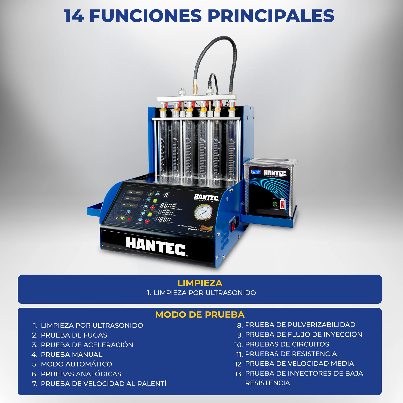 Laboratorio de Inyectores GDI 6 Canales PRO sin Mesa HANTEC - Imagen 7