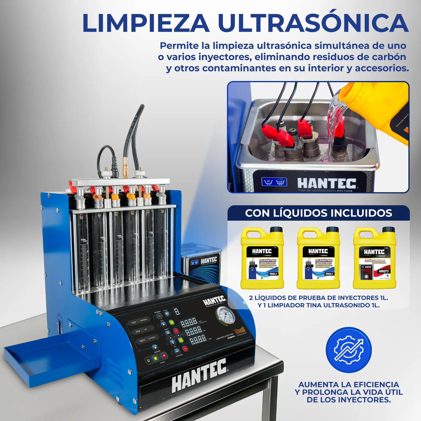 Laboratorio de Inyectores GDI 6 Canales PRO sin Mesa HANTEC - Imagen 8