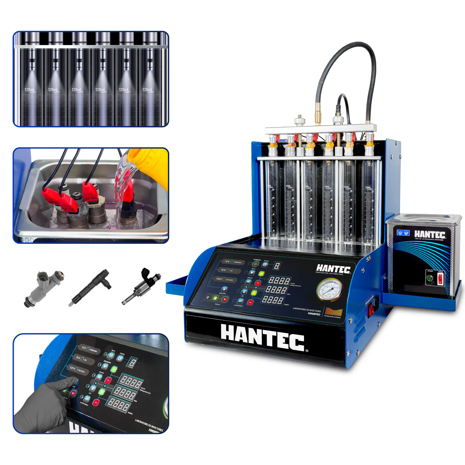 Laboratorio de Inyectores GDI 6 Canales PRO sin Mesa HANTEC - Imagen 2