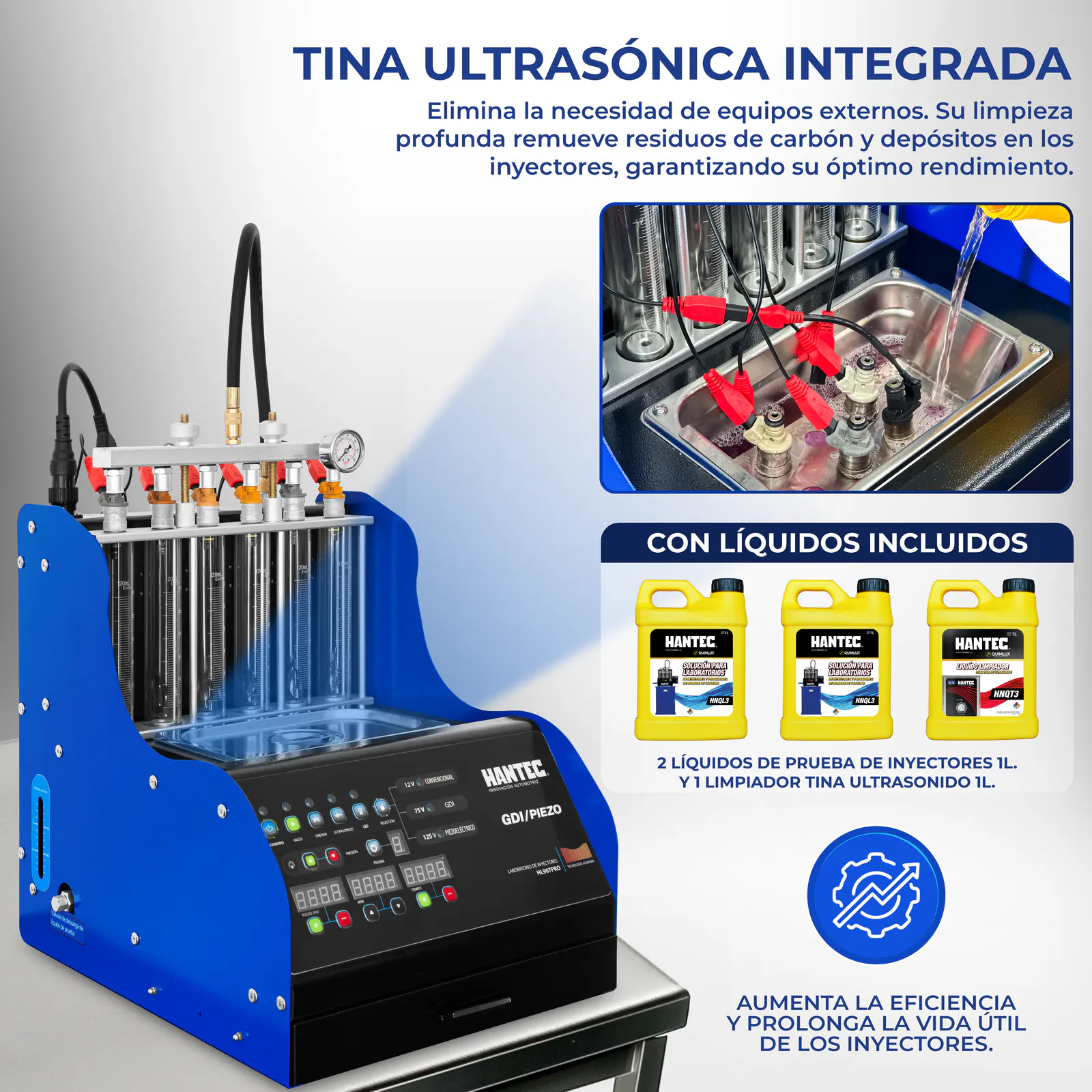 Laboratorio de Inyectores GDI y Piezoeléctrico 6 Canales HANTEC - Imagen 7