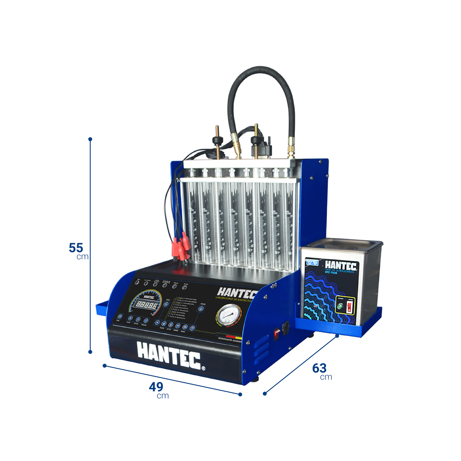 Laboratorio de Inyectores GDI 8 Canales Automático con Mesa HANTEC - Imagen 5