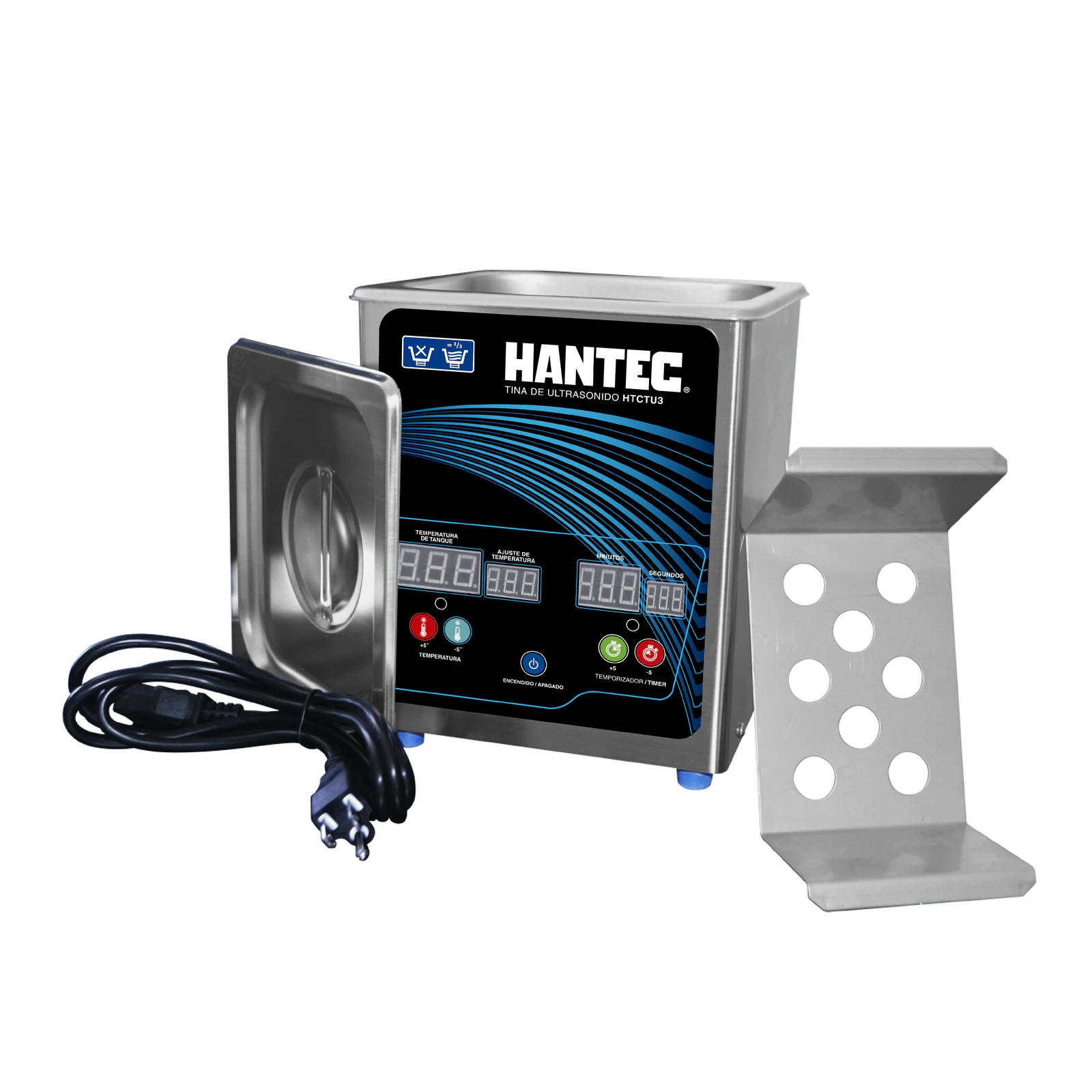 Tina de Ultrasonido 1.8L con Control de Temperatura HANTEC - Imagen 5