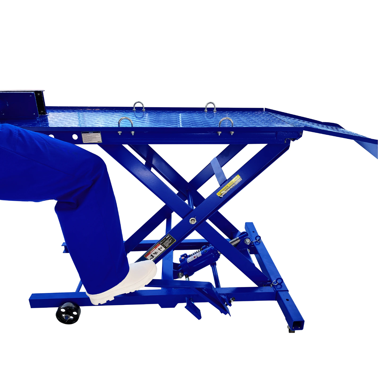 Rampa Hidráulica para Motocicletas 500 kg (1,100 lb) HANTEC - Imagen 9