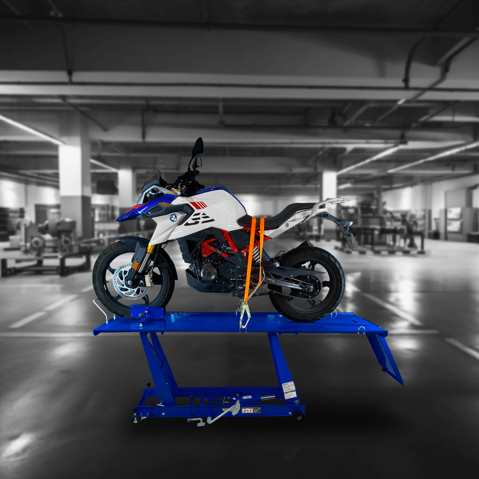 Rampa Hidráulica para Motocicletas 500 kg (1,100 lb) HANTEC - Imagen 5