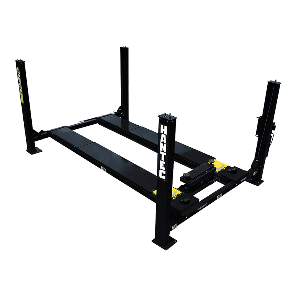 4 postes HD + RJ · Rampa 4 Postes Alineación Heavy Duty