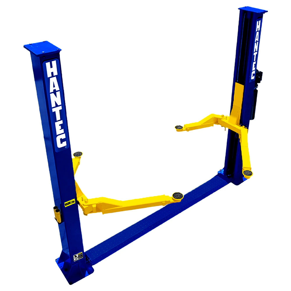 Rampa 2 Postes 10,500 lbs sin Portería 110V HANTEC - Imagen 2