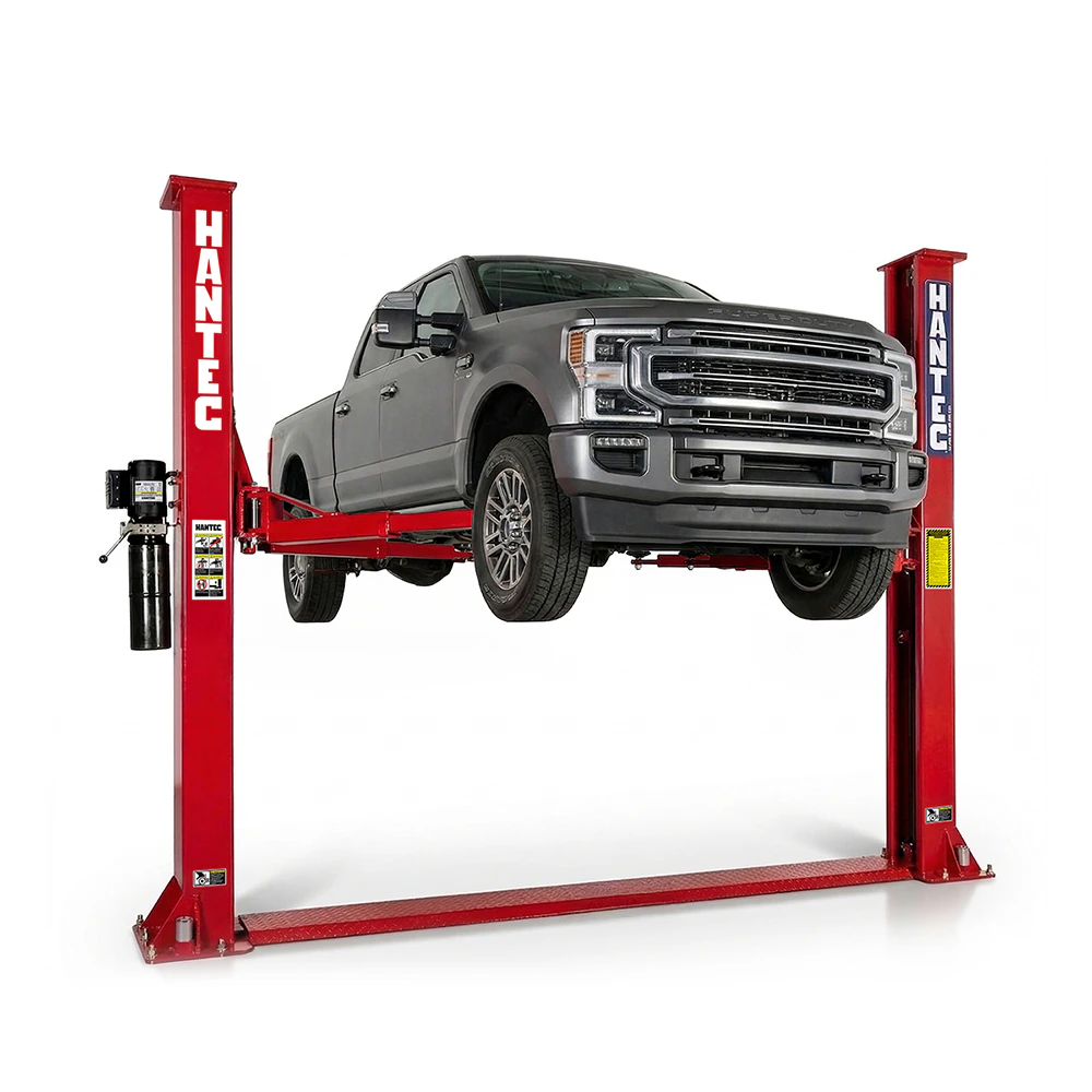 Rampa 2 Postes 10,500 lbs sin Portería Roja 220V HANTEC - Imagen 6