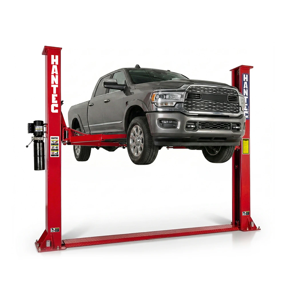 Rampa 2 Postes 10,500 lbs sin Portería Roja 220V HANTEC - Imagen 7