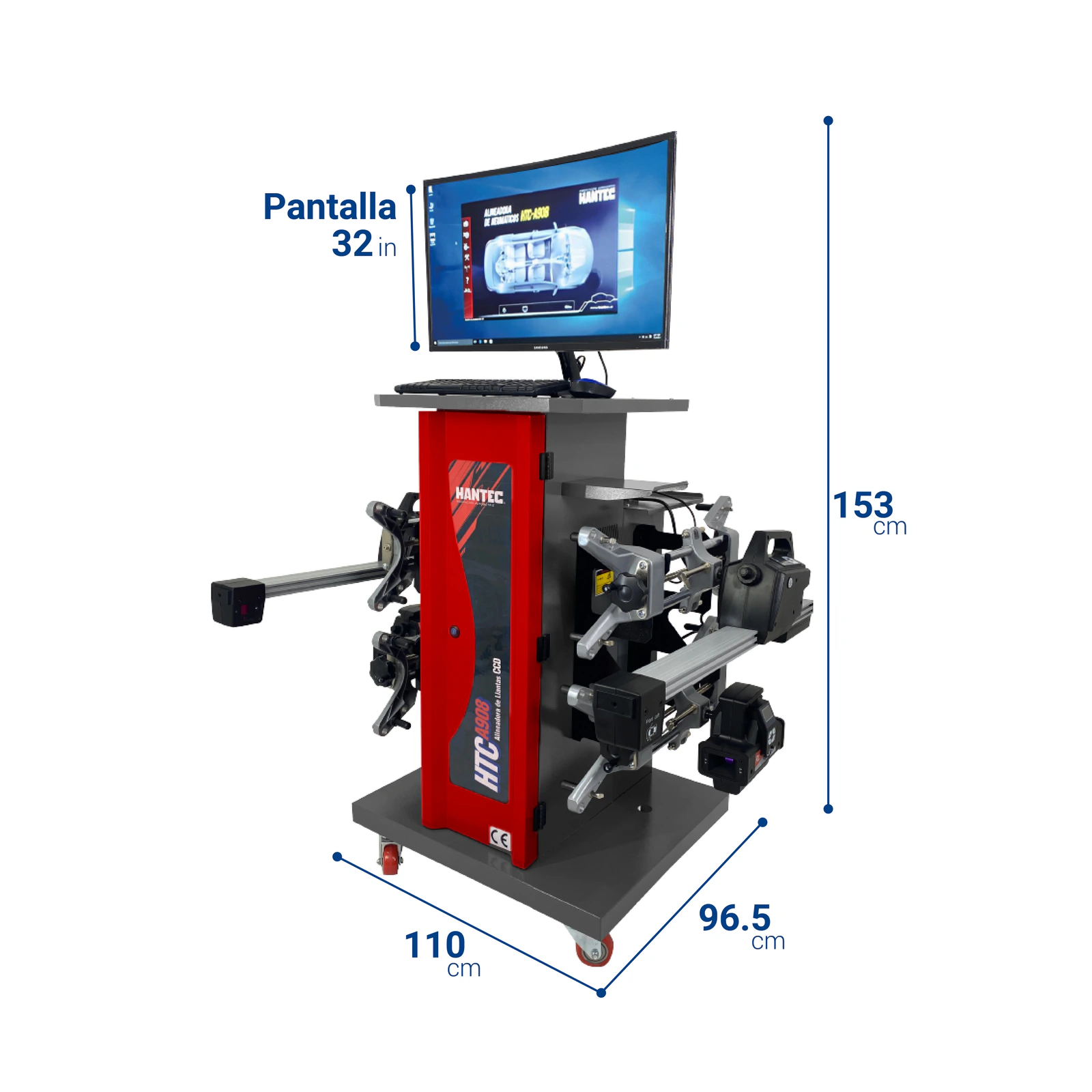Alineadora Automotriz CCD Autos y Camionetas HANTEC PAQ - Imagen 2