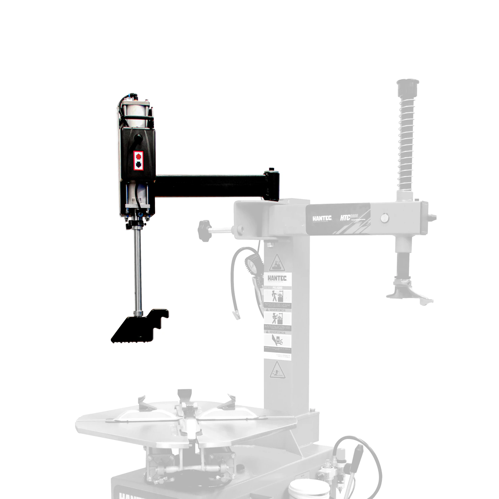 Desmontadora de Llantas 10-24 Pulgadas con Brazo HANTEC - Imagen 6