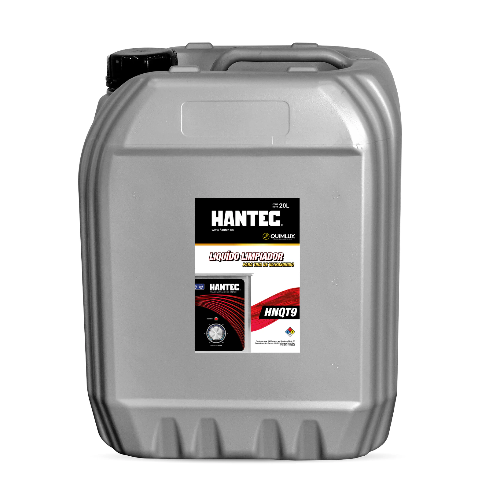 Limpiador UltraCleaner para Tina Ultrasonido Quimlux 19L
