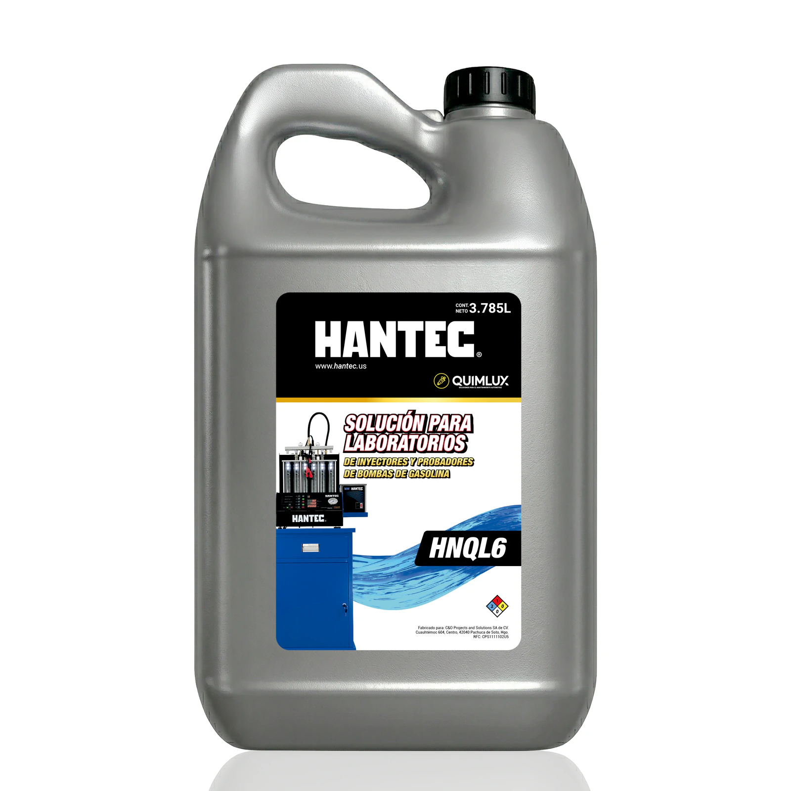 Líquido de Prueba para Inyectores Quimlux 3.785L Azul