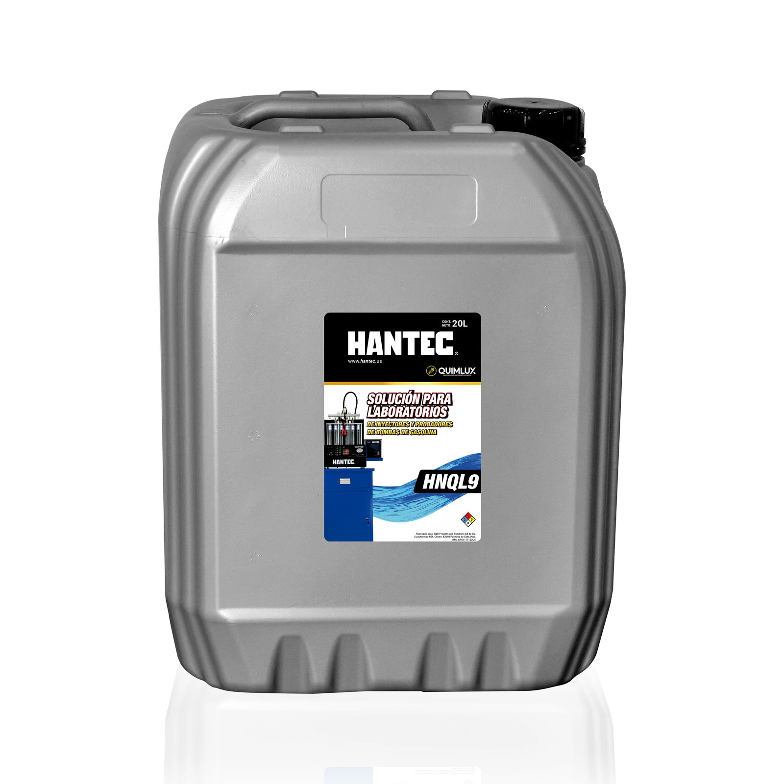 Líquido de Prueba para Inyectores Quimlux Bidón 19L Azul