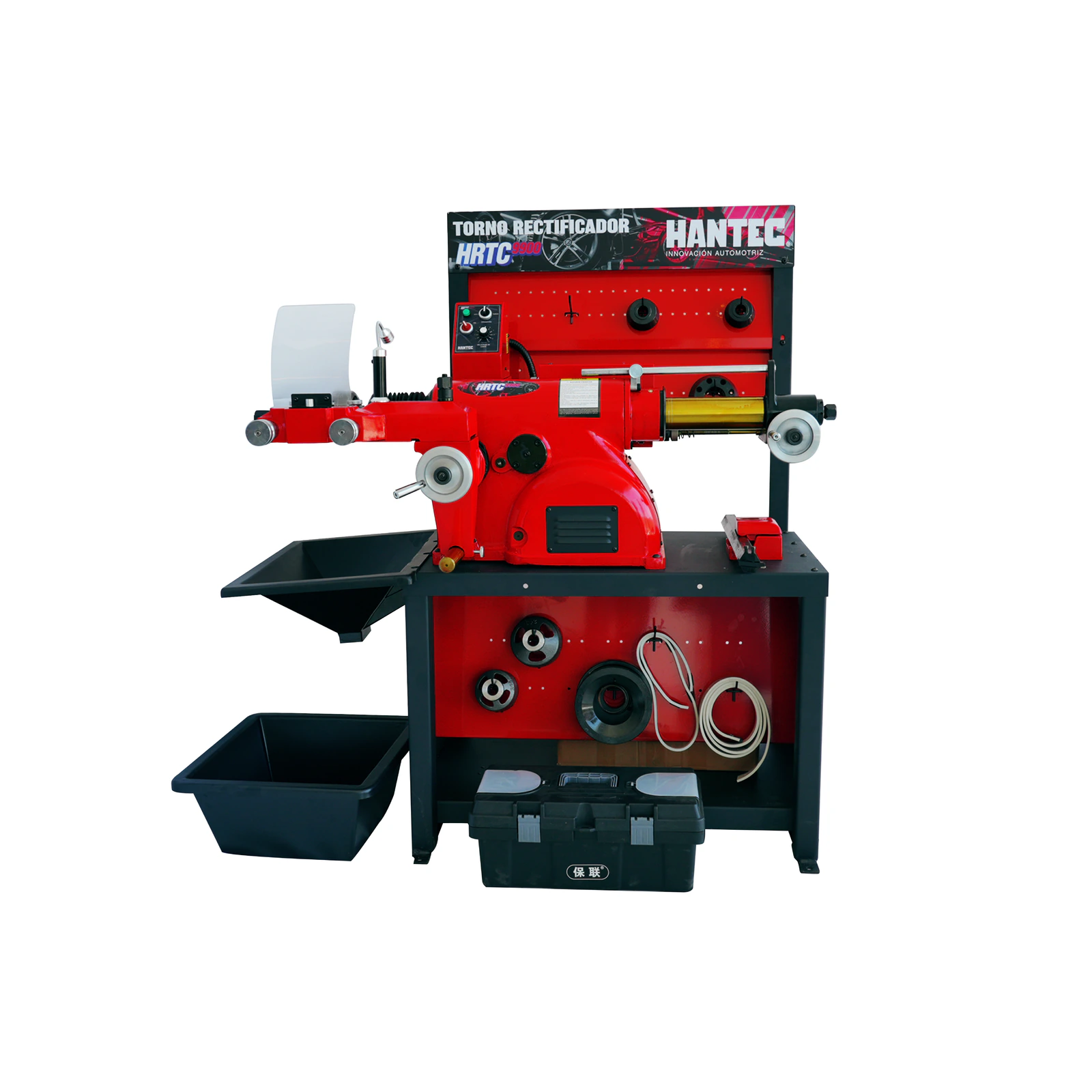Torno Rectificador de Frenos Disco y Tambor 110V HANTEC - Imagen 2