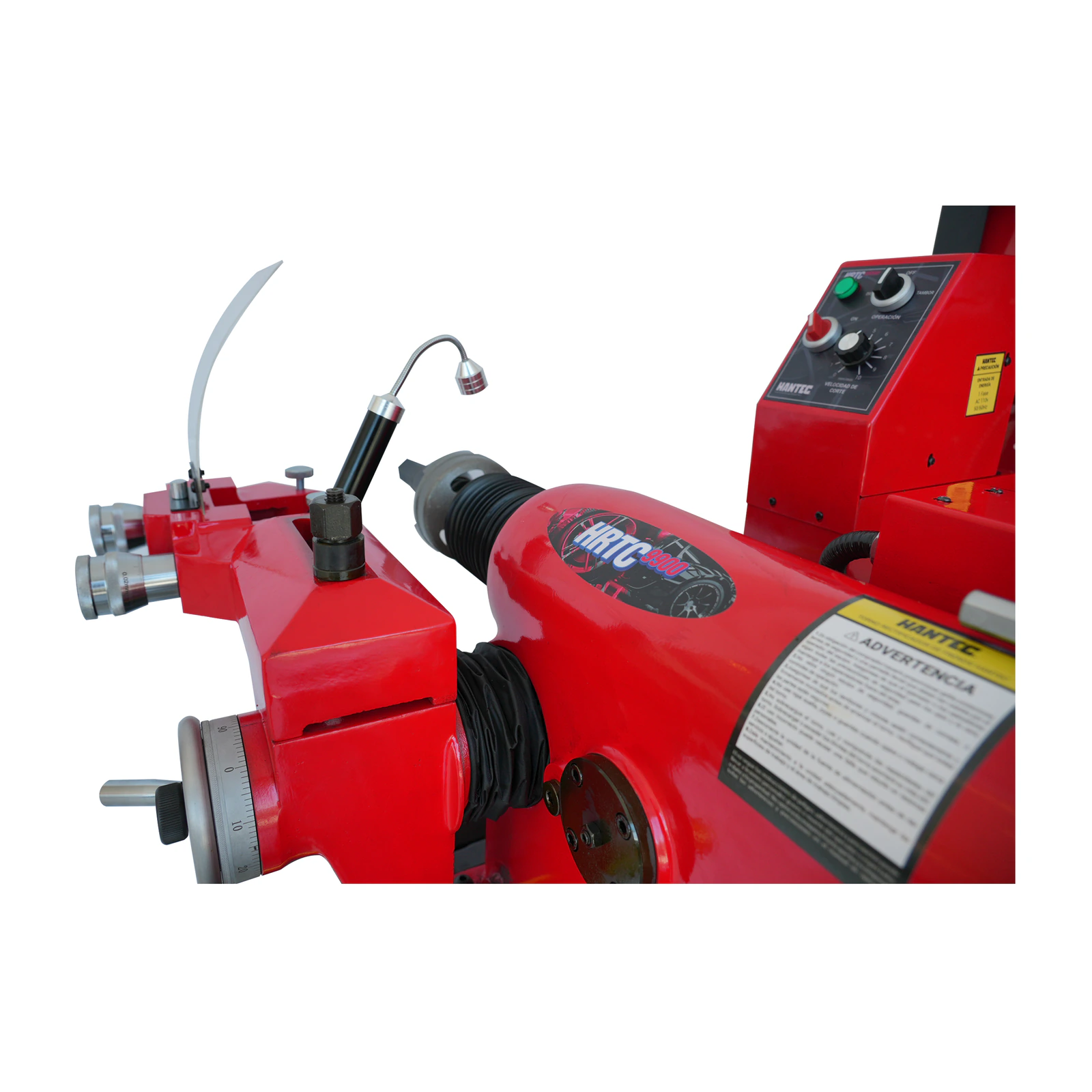 Torno Rectificador de Frenos Disco y Tambor 110V HANTEC - Imagen 5