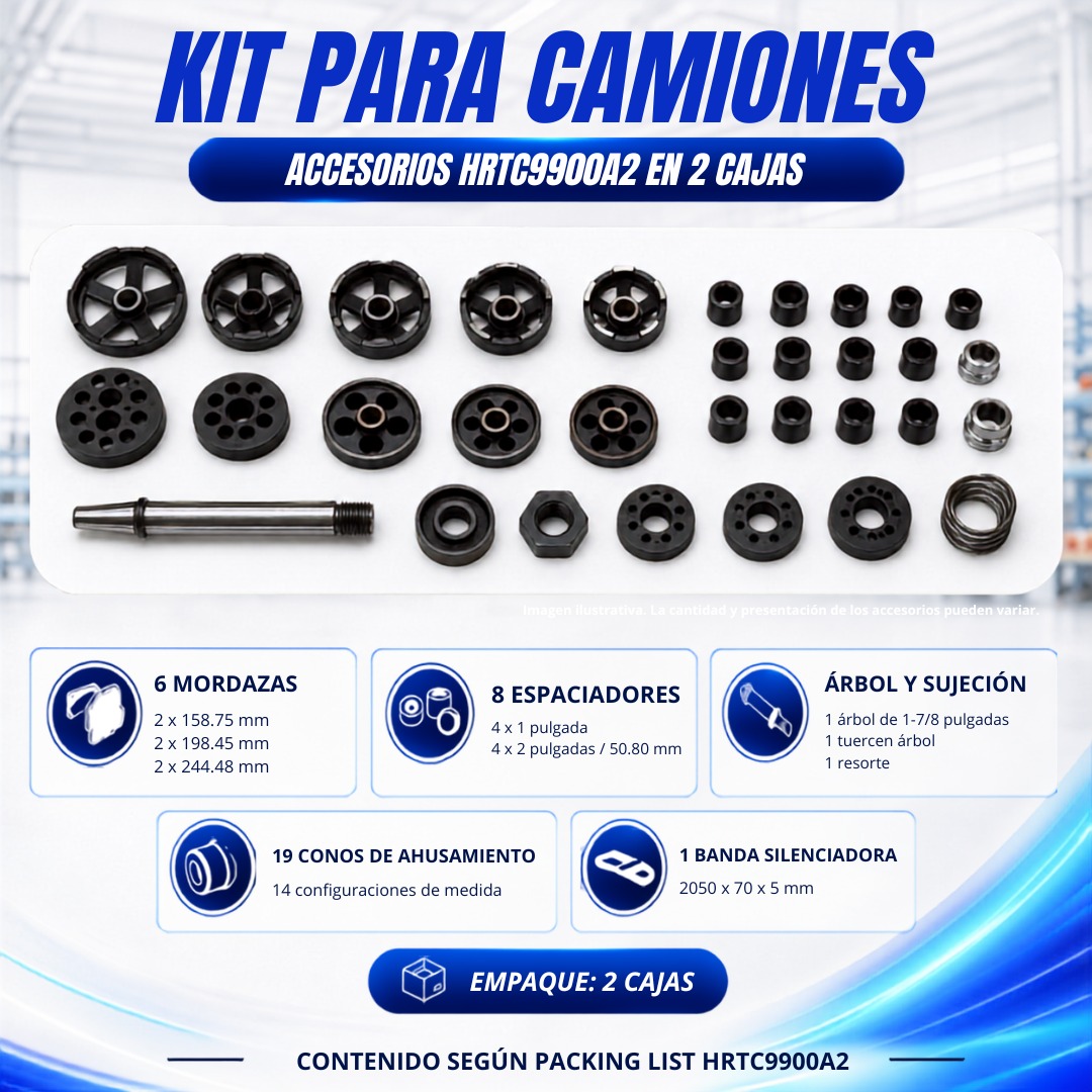 Torno Rectificador de Frenos con Kit para Camionetas 110V HANTEC - Imagen 8