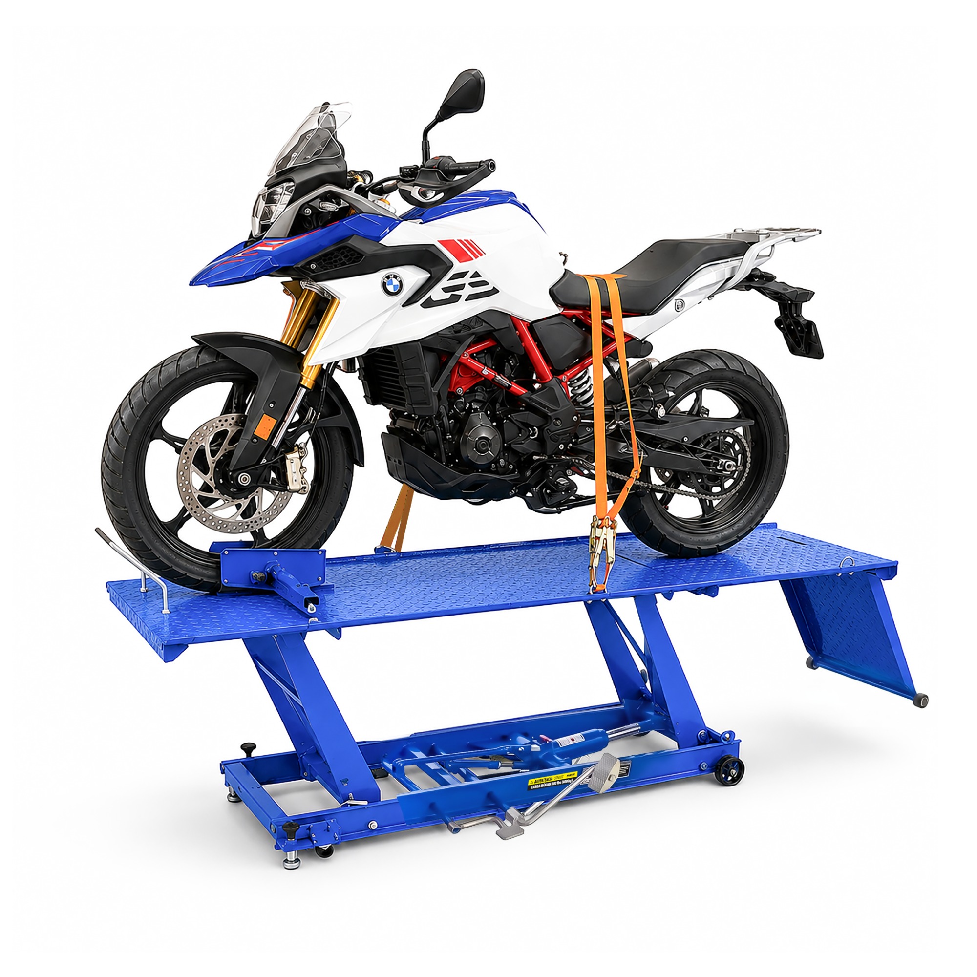 Rampa Hidráulica para Motocicletas 500 kg (1,100 lb) HANTEC - Imagen 10