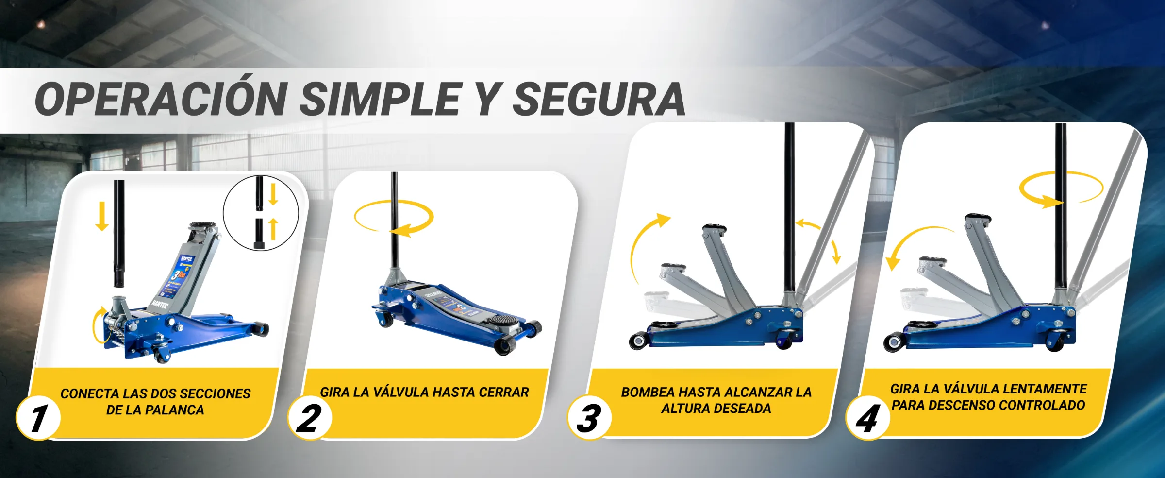 Operación simple y segura